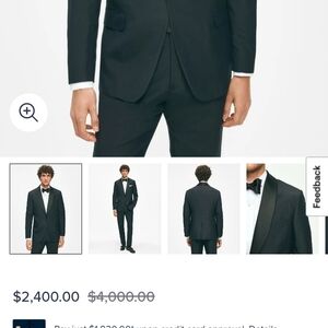 Brooks Brothers Black Tuxedo